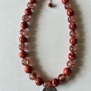 Vintage Single Strand Beaded Necklace